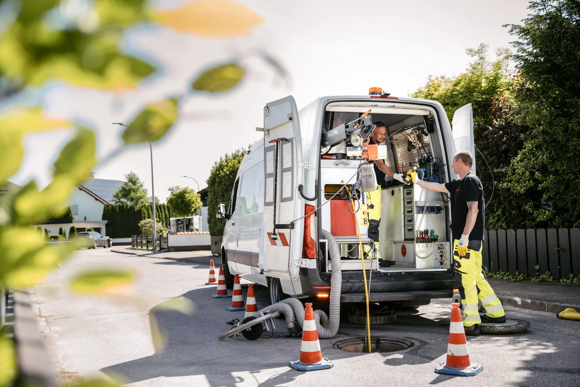 Kanalreinigung mit Hochdruckreinigung in Mülheim-Kärlich